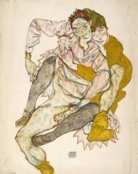 Couple assis (Egon Schiele) - Muzeo.com