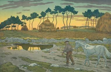 Crépuscule (Henri Rivière) - Muzeo.com