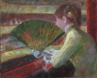 Dans la Loge (Mary Cassatt) - Muzeo.com