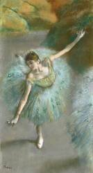 Danseuse en vert (Edgar Degas) - Muzeo.com