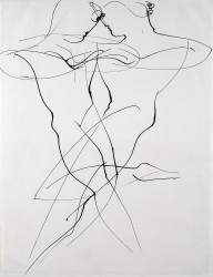 Deux figures dansant (Oskar Schlemmer) - Muzeo.com