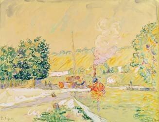 Ecluse à Sannois (Paul Signac) - Muzeo.com