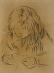 Enfant cousant (Auguste Renoir) - Muzeo.com