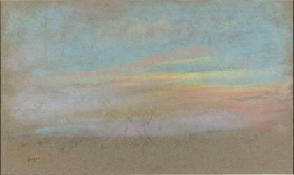 Etude de ciel (Edgar Degas) - Muzeo.com