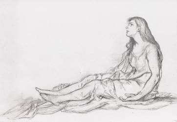 Etude pour Madeleine (Gustave Moreau) - Muzeo.com