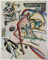Expressionnisme : Le Cavalier (Wassily Kandinsky) - Muzeo.com