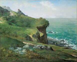 Falaises de Gréville (Jean-François Millet) - Muzeo.com
