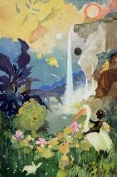 Scène de nature fantastique (George Adamson) - Muzeo.com