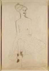 Femme assise (Gustav Klimt) - Muzeo.com