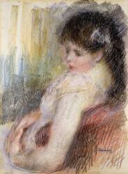 Femme assise (Auguste Renoir) - Muzeo.com