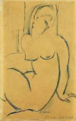 Femme assise (Amedeo Modigliani) - Muzeo.com