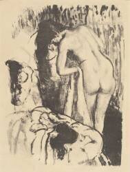 Femme nue debout (Edgar Degas) - Muzeo.com