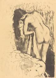 Femme nue debout (Edgar Degas) - Muzeo.com