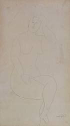 Fille nue debout (Amedeo Modigliani) - Muzeo.com
