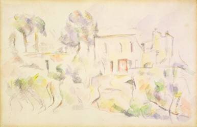 Groupe de maisons (Paul Cézanne) - Muzeo.com