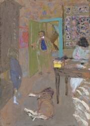 Intérieur à Saint-Jacut (Edouard Vuillard) - Muzeo.com