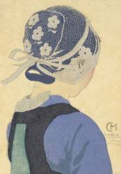 Jeune bretonne (Carl Moser) - Muzeo.com