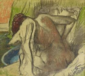 La baigneuse (Edgar Degas) - Muzeo.com