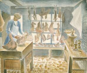La boucherie (Eric Ravilious) - Muzeo.com