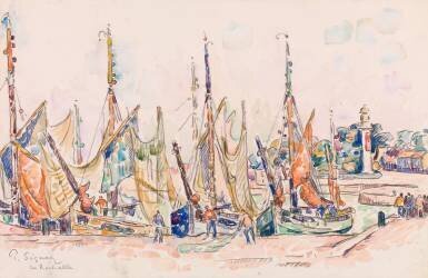 La Rochelle : Bateaux (Paul Signac) - Muzeo.com