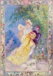 Le domino jaune (Jules Chéret) - Muzeo.com