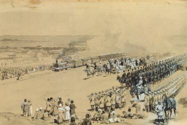 Le premier train (Constantine Savitski) - Muzeo.com