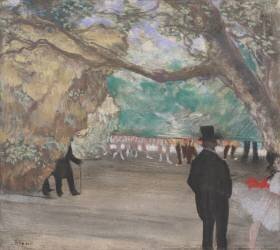 Le rideau (Edgar Degas) - Muzeo.com