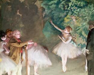 L'entraînement de danse (Edgar Degas) - Muzeo.com