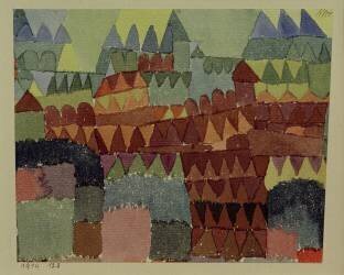 Lieu fortifié (Paul Klee) - Muzeo.com