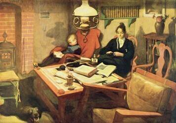 Lumière du soir (Carl Larsson) - Muzeo.com