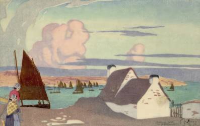 Maisons bretonnes (Carl Moser) - Muzeo.com