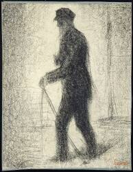 Marcheur (Georges Seurat) - Muzeo.com