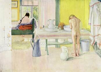 Matin d'été (Carl Larsson) - Muzeo.com
