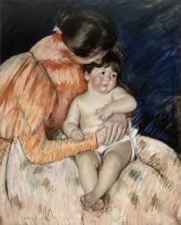 Mère à l'Enfant (Mary Cassatt) - Muzeo.com