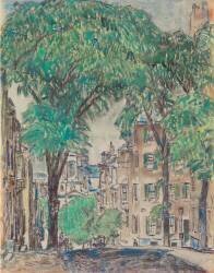 Mount Vernon Street (Childe Hassam) - Muzeo.com