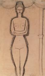 Nu debout (Amedeo Modigliani) - Muzeo.com