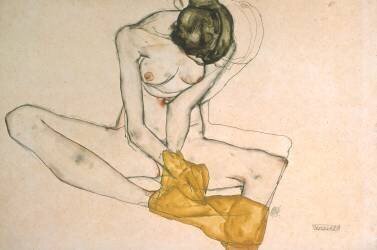 Nu Féminin (Egon Schiele) - Muzeo.com