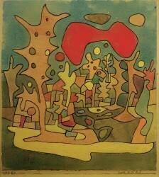 Nuage rouge (Paul Klee) - Muzeo.com