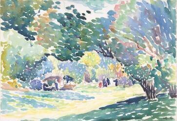 Paysage (Henri-Edmond Cross) - Muzeo.com