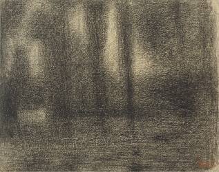 Peupliers (Georges Seurat) - Muzeo.com