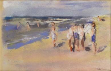 Plage (Max Liebermann) - Muzeo.com