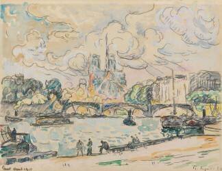 Quai d'Austerlitz (Paul Signac) - Muzeo.com