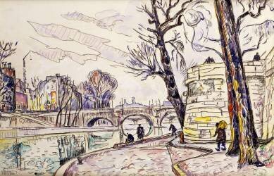 Quai de Seine (Paul Signac) - Muzeo.com