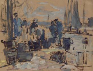 Retour de pêcheurs (Eugène Boudin) - Muzeo.com