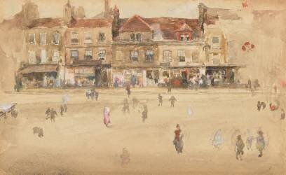 Rouge et brun-Hoxton (James Abbott McNeill Whistler) - Muzeo.com