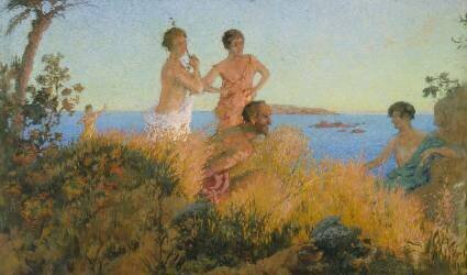 Scène antique (Ker-Xavier Roussel) - Muzeo.com