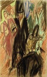 Scène de rue (Ernst Ludwig Kirchner) - Muzeo.com