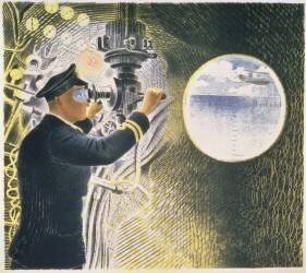 Sous-marin (Eric Ravilious) - Muzeo.com