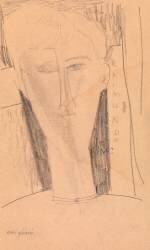 Tête - Raimondo (Amedeo Modigliani) - Muzeo.com