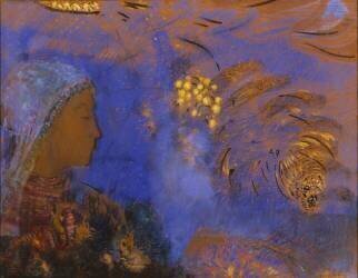 Tête de femme (Odilon Redon) - Muzeo.com